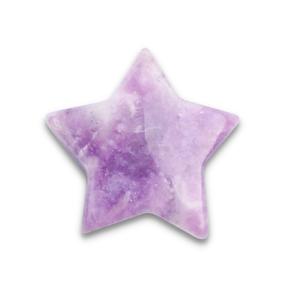 Pierre Taillée Guérison en Améthyste "Force & Sagesse" - Étoile