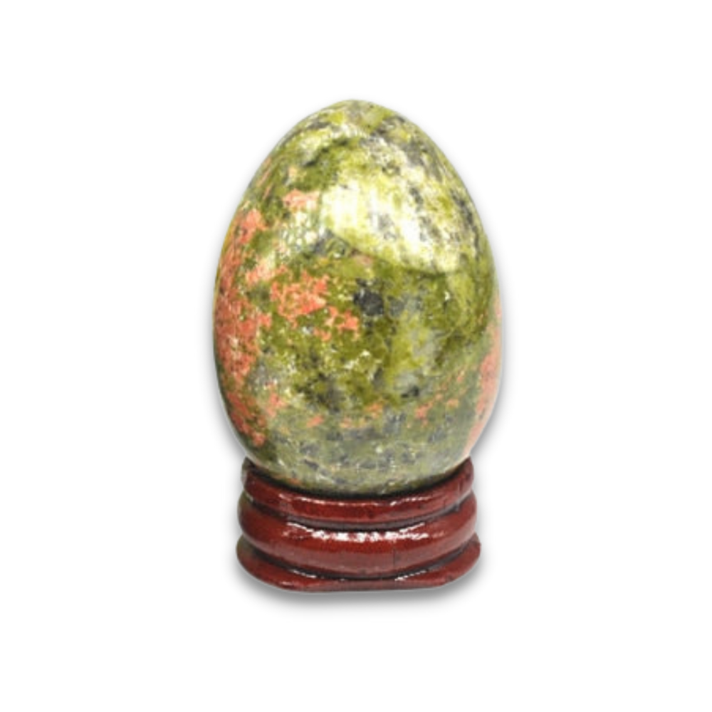 Oeuf de Yoni Guérison en Unakite "Confiance & Sagesse"