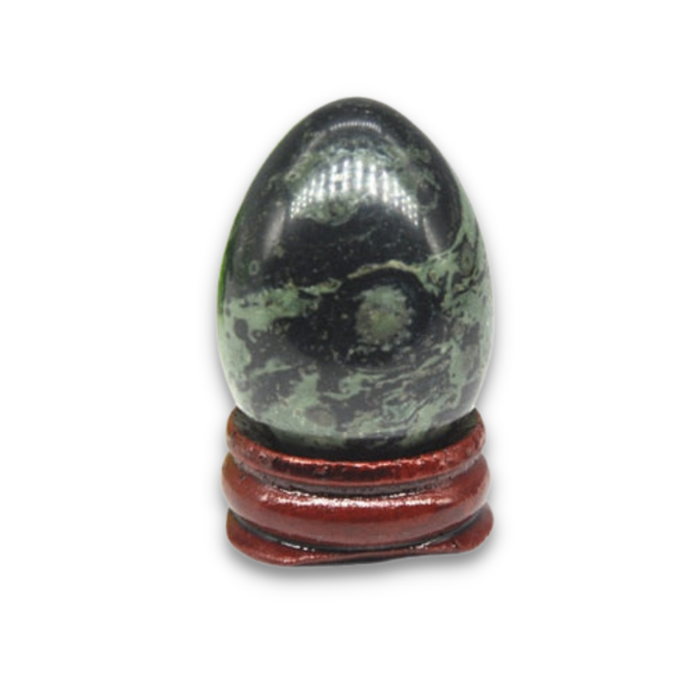 Oeuf de Yoni Massage en Jaspe Kambaba "Équilibre & Paix intérieure"