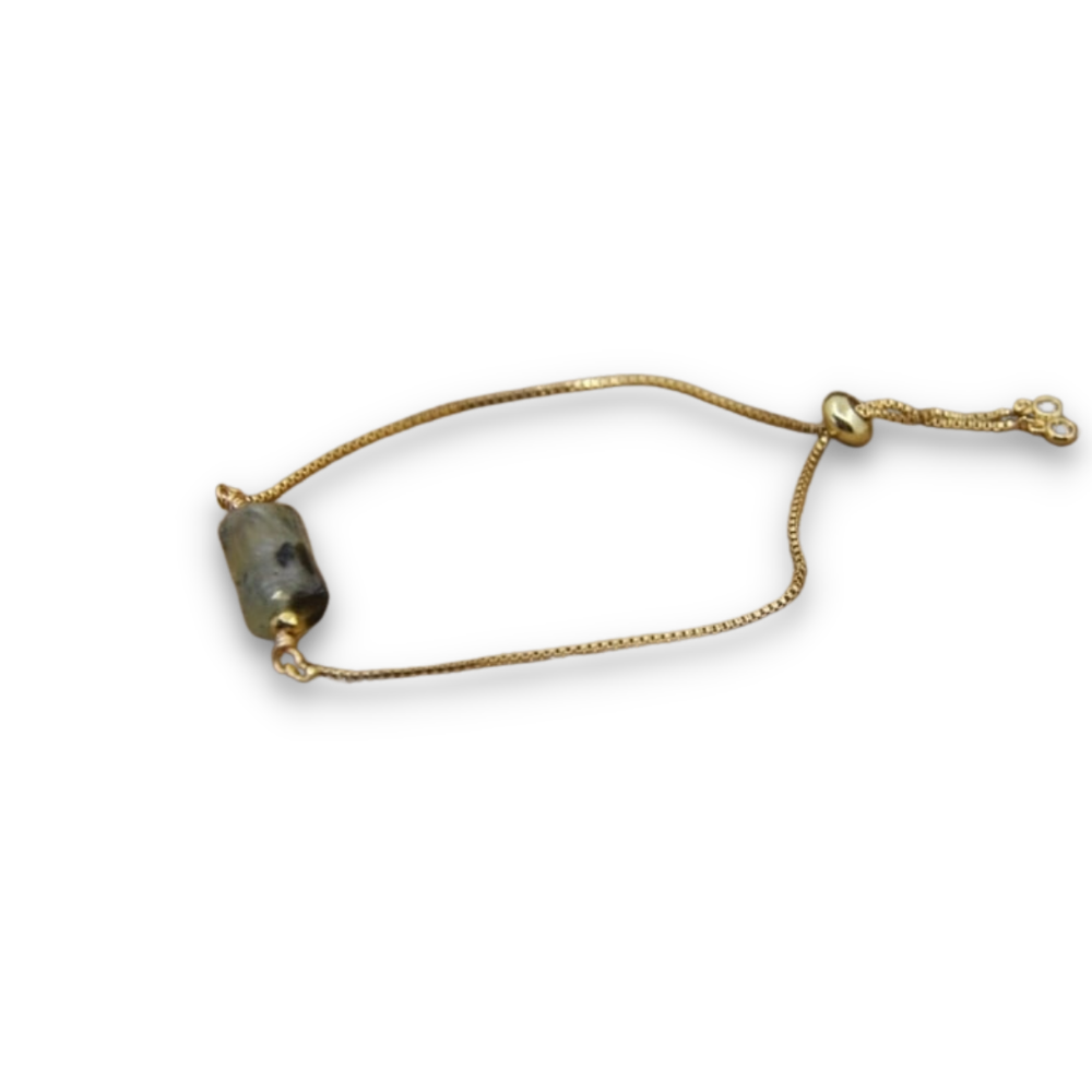 Bracelet en Prehnite "Conscience & Acceptation"