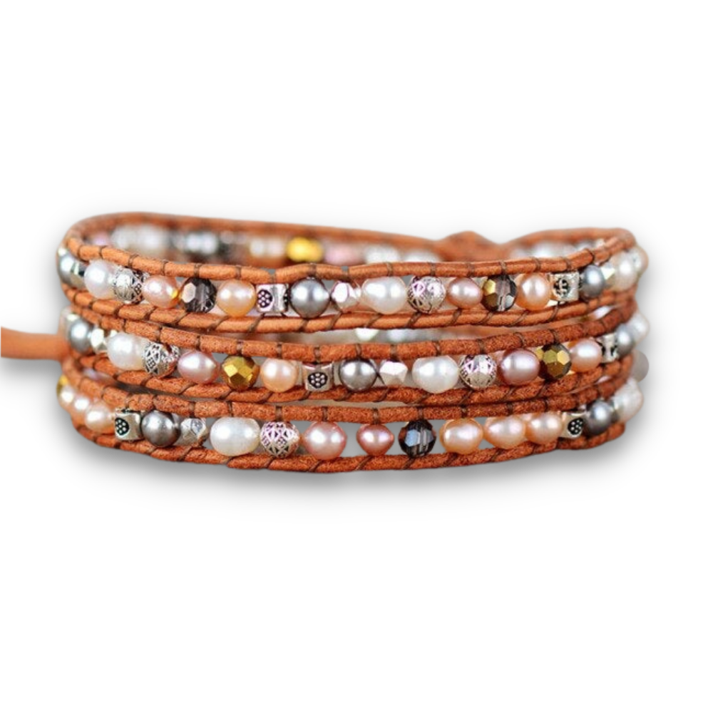 Bracelet Bohémien Tibétain en Perle "Discrétion & Modestie"