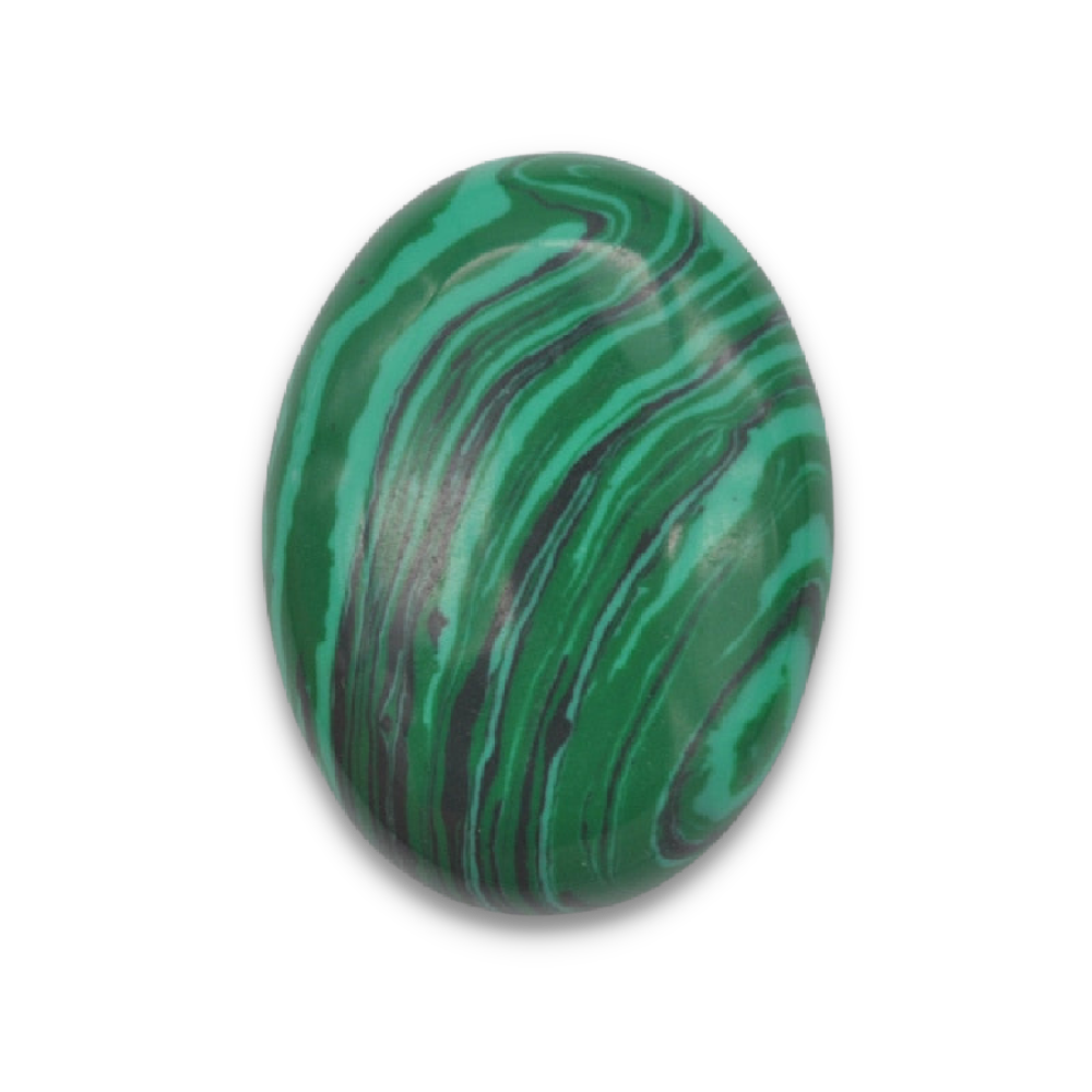 Cabochon en Malachite "Protection & Clairvoyance"