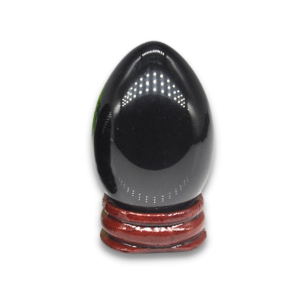 Oeuf de Yoni Massage en Obsidienne noire "Protection & Réconfort"