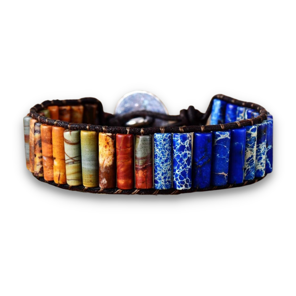 Bracelet Bohémien en Jaspe "Épanouissement & Estime de soi"