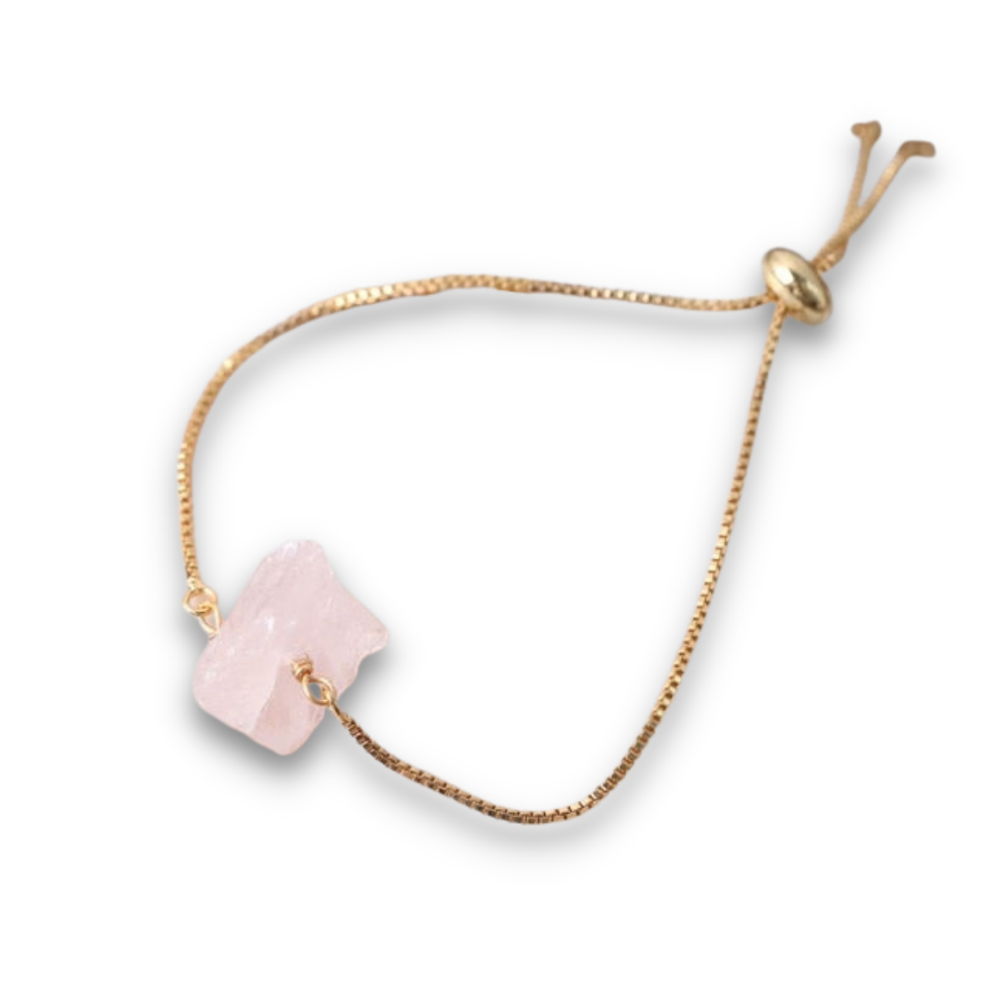 Bracelet en Quartz rose "Amour & Confiance en soi"