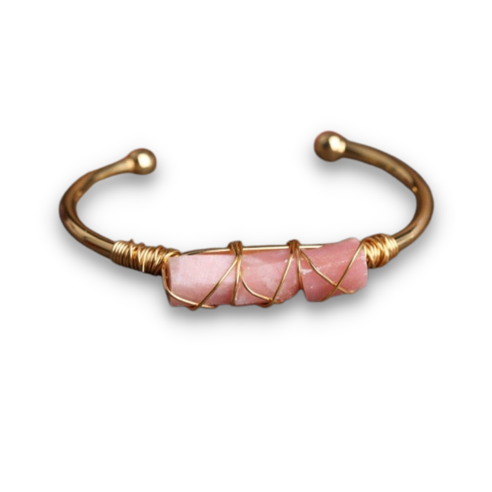 Bracelet en Opale rose "Espoir & Guérison"