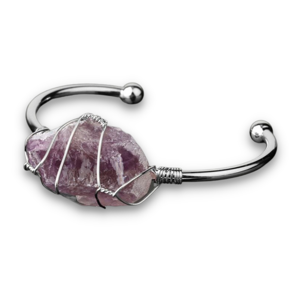 Bracelet Guérison en Améthyste "Force & Sagesse"