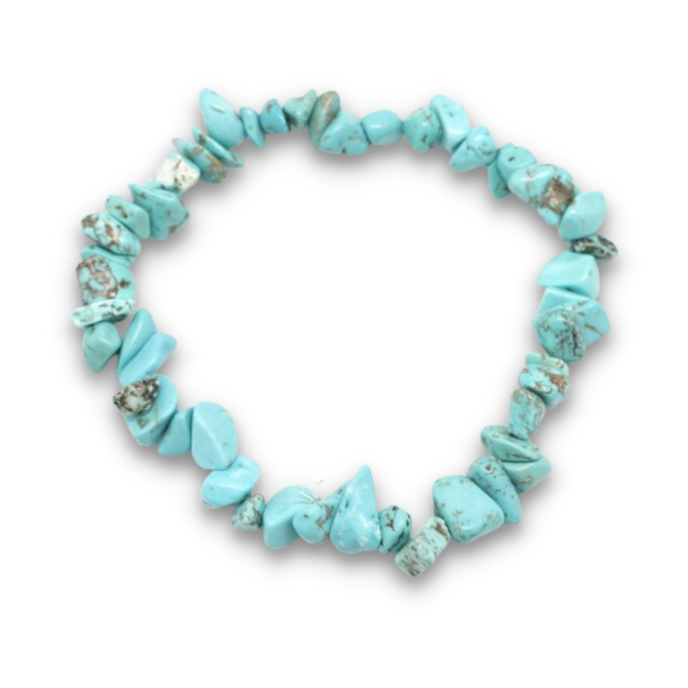 Bracelet Baroque en Turquoise bleue "Sérénité & Bien être"