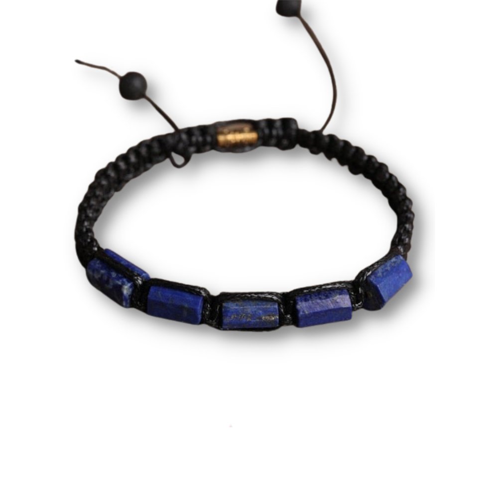 Bracelet Shamballa en Lapis Lazuli "Santé & Harmonie"