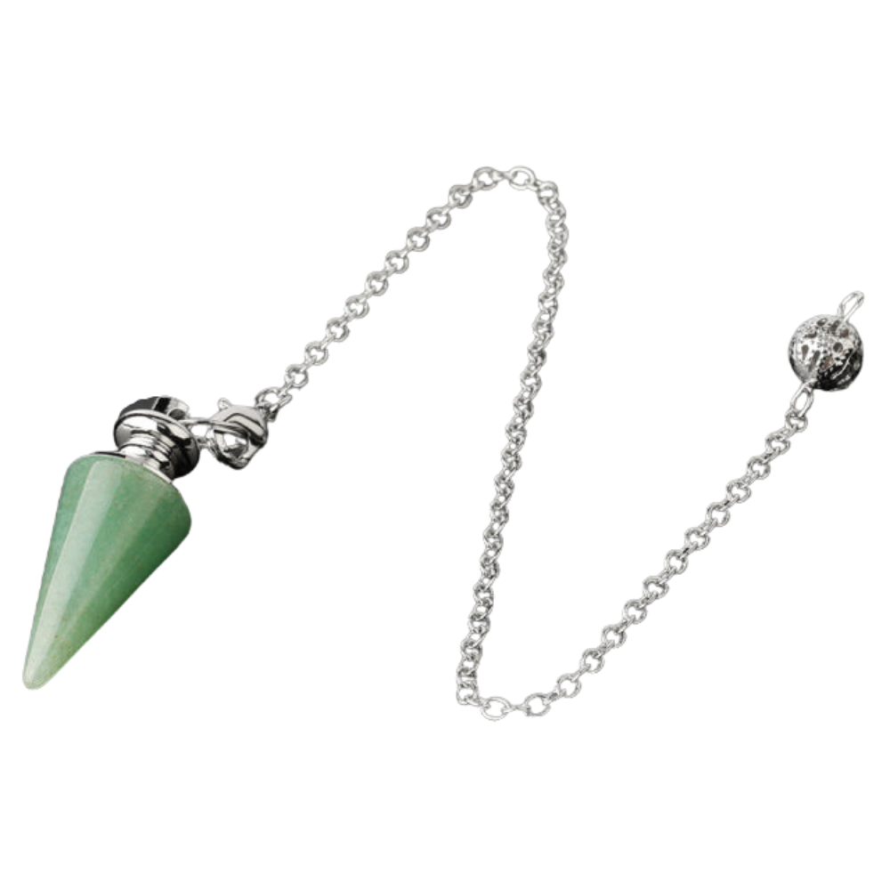 Pendule Reiki en Aventurine verte "Développement & Épanouissement"