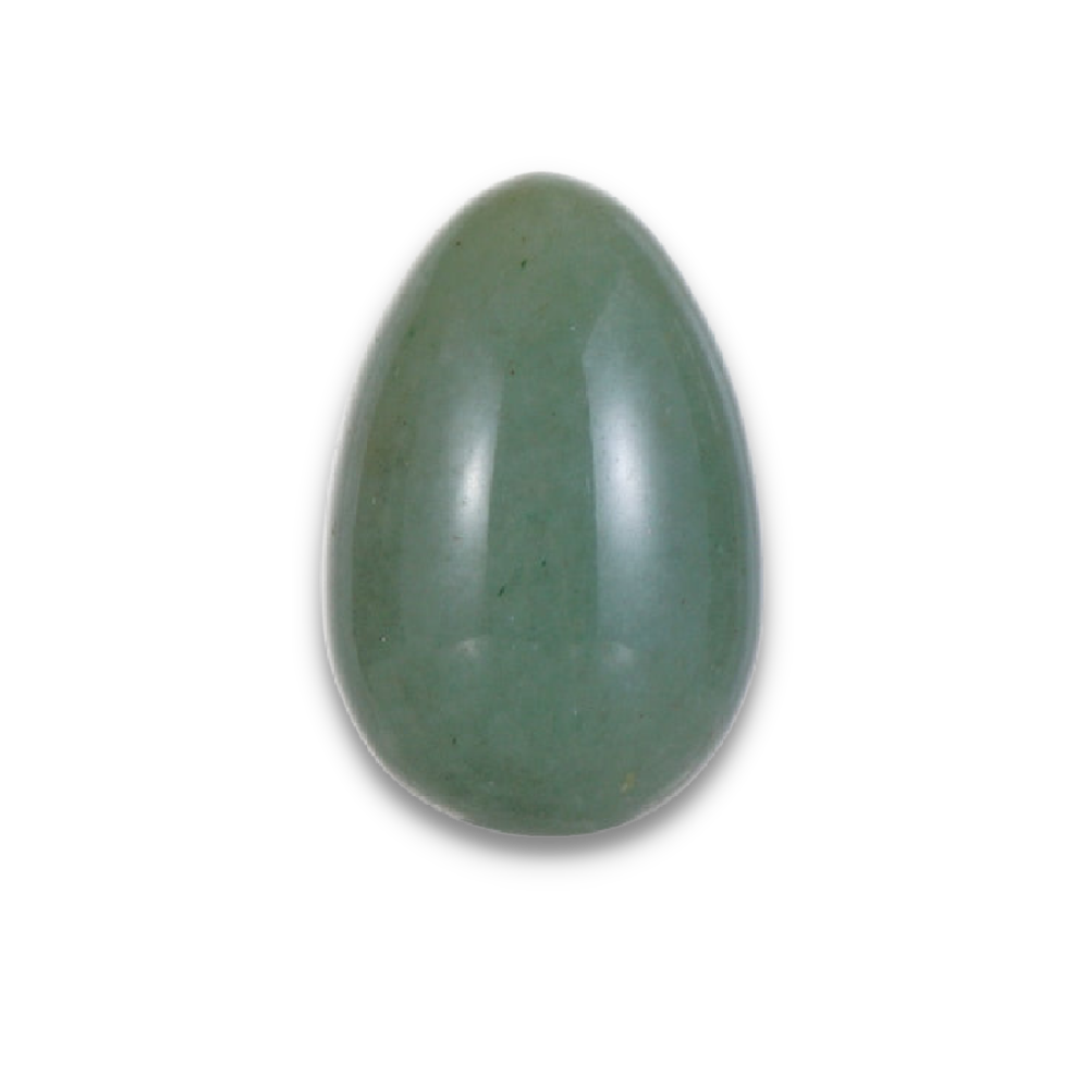 Oeuf de Yoni Guérison en Aventurine verte "Développement & Épanouissement"