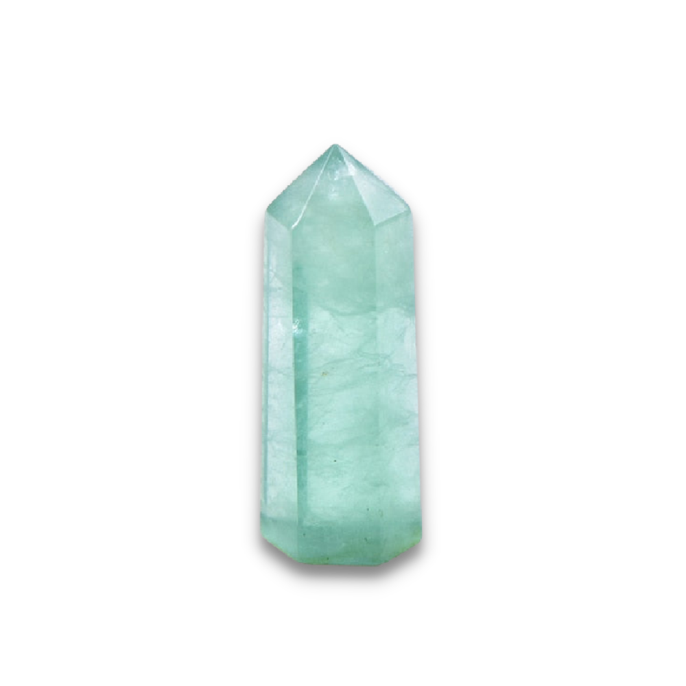 Obélisque Guérison en Fluorite verte "Clairvoyance & Force mentale"