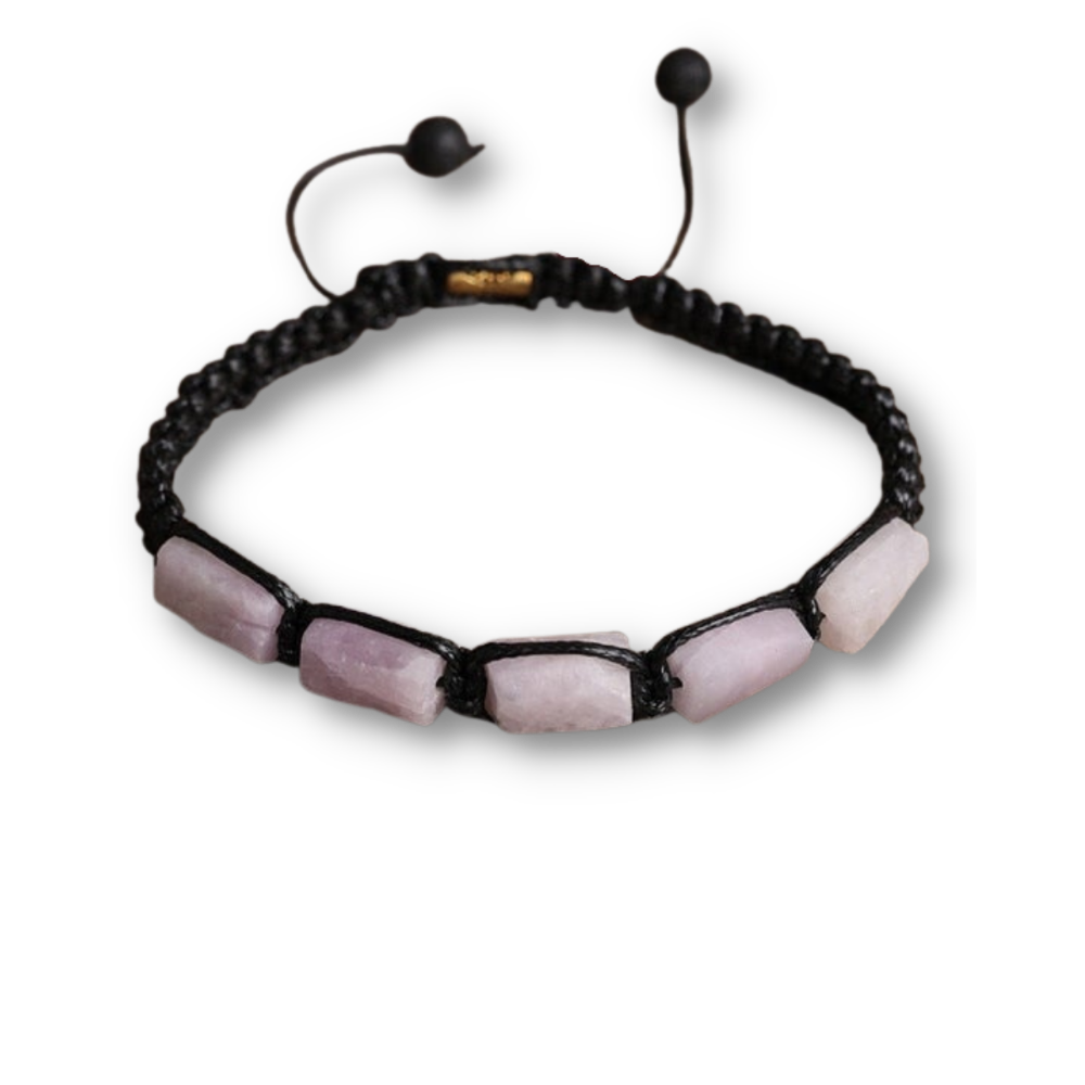 Bracelet Shamballa en Kunzite "Relaxation & Concentration"