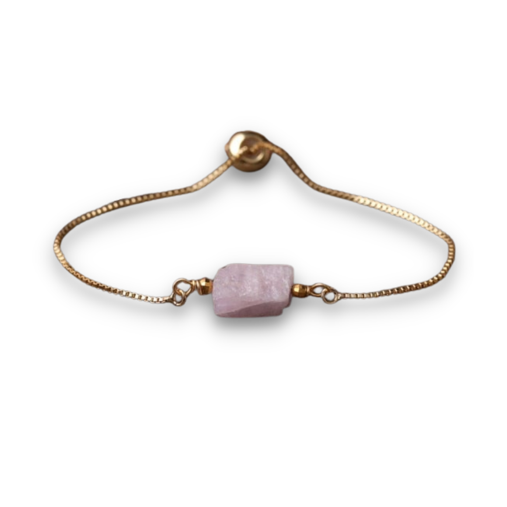 Bracelet en Kunzite "Relaxation & Concentration"