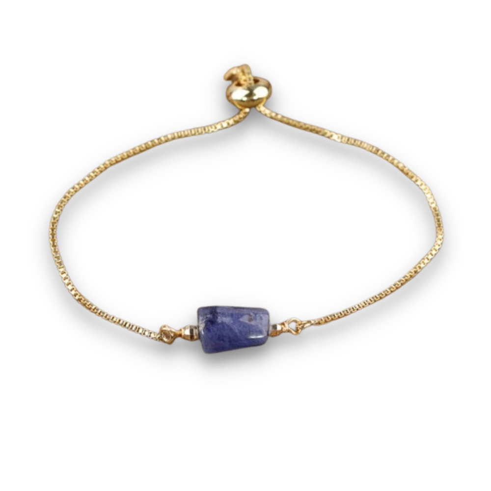 Bracelet en Tanzanite "Accomplissement & Spiritualité"