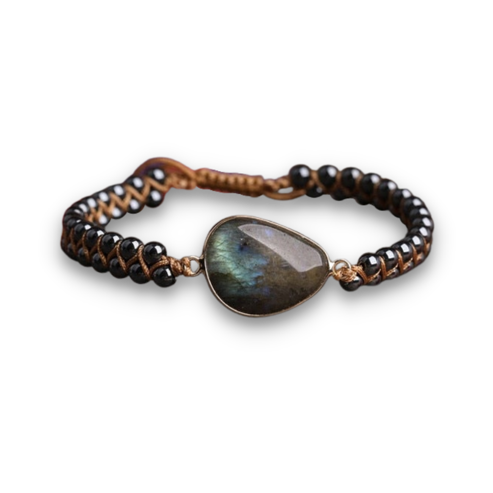 Bracelet Yoga en Labradorite "Protection & Développement"