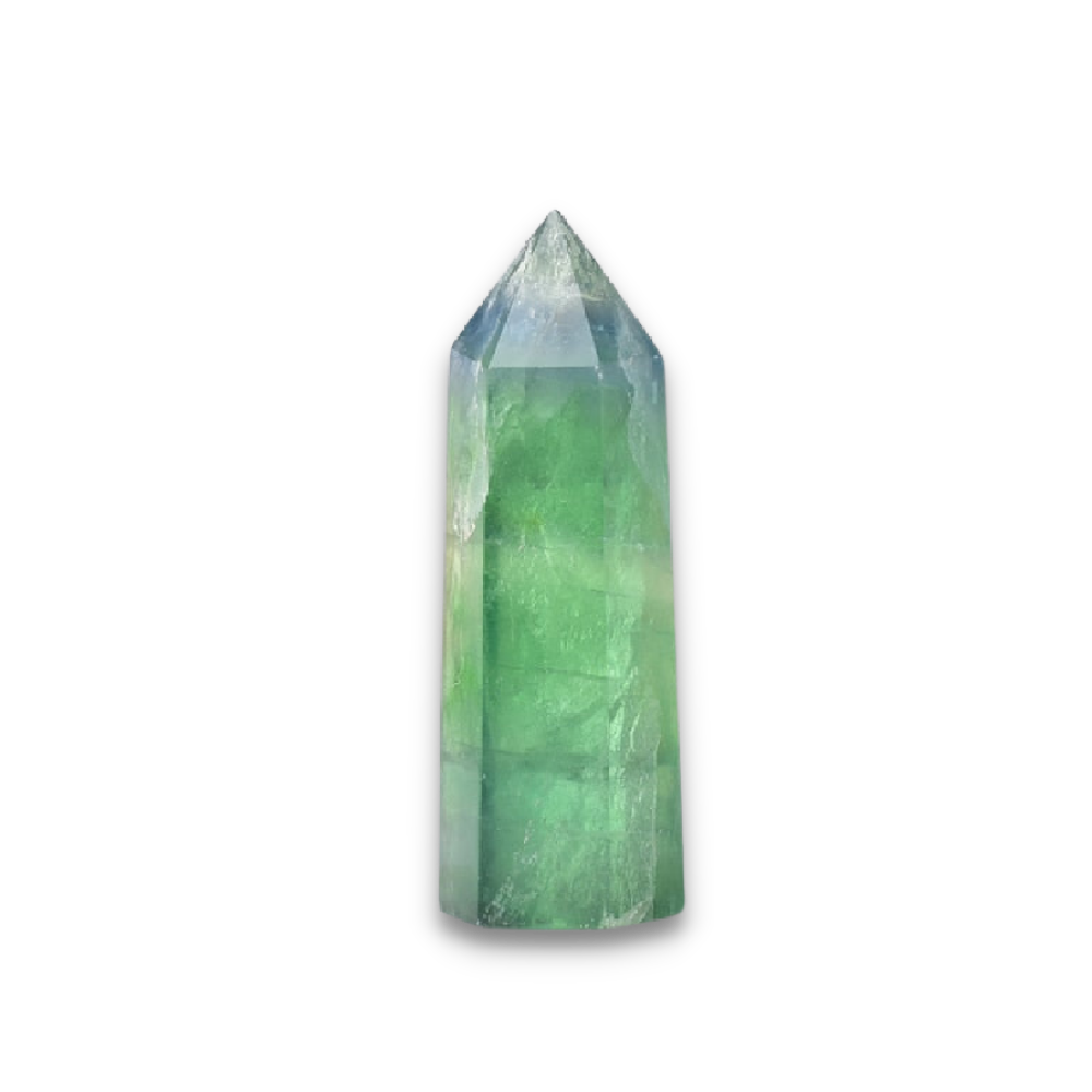 Obélisque Guérison en Fluorite verte "Clairvoyance & Force mentale"