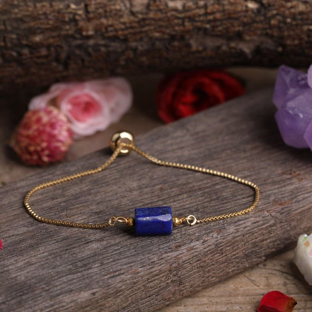Bracelet en Lapis Lazuli "Santé & Harmonie"