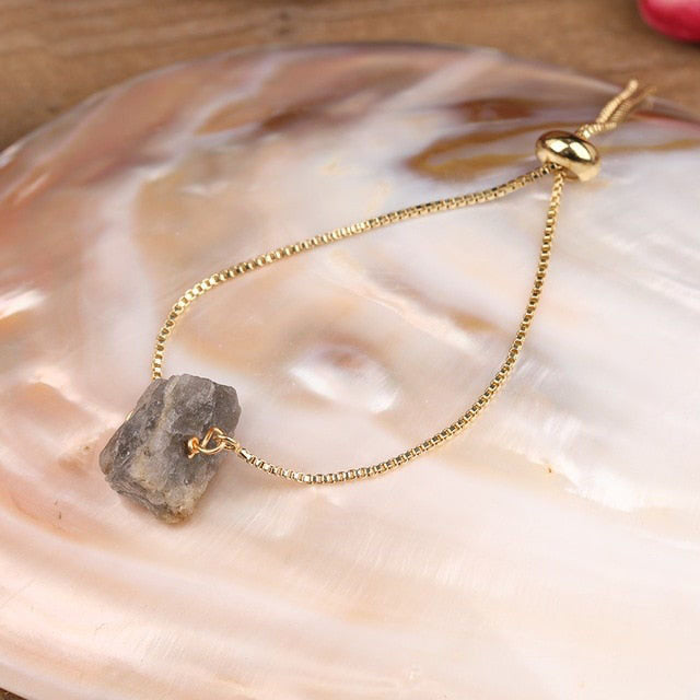 Bracelet en Labradorite "Protection & Développement"