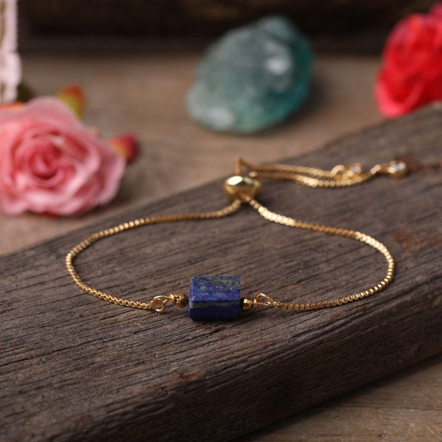Bracelet en Lapis Lazuli "Santé & Harmonie"