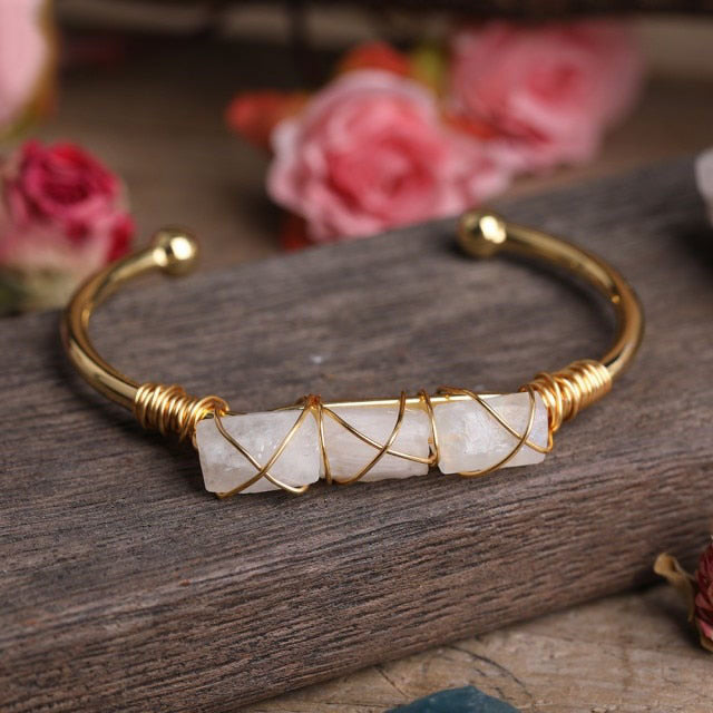 Bracelet en Pierre de lune "Fécondité & Tendresse"