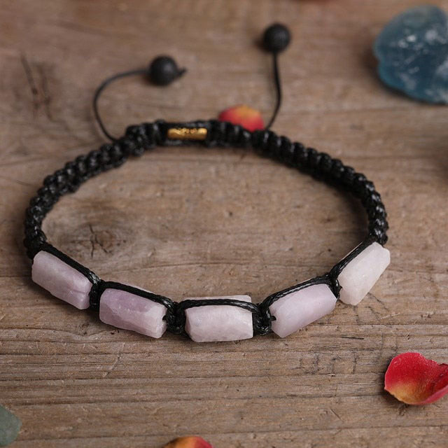 Bracelet Shamballa en Kunzite "Relaxation & Concentration"