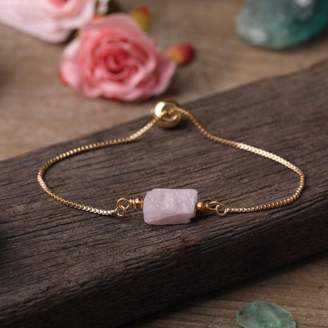 Bracelet en Kunzite "Relaxation & Concentration"
