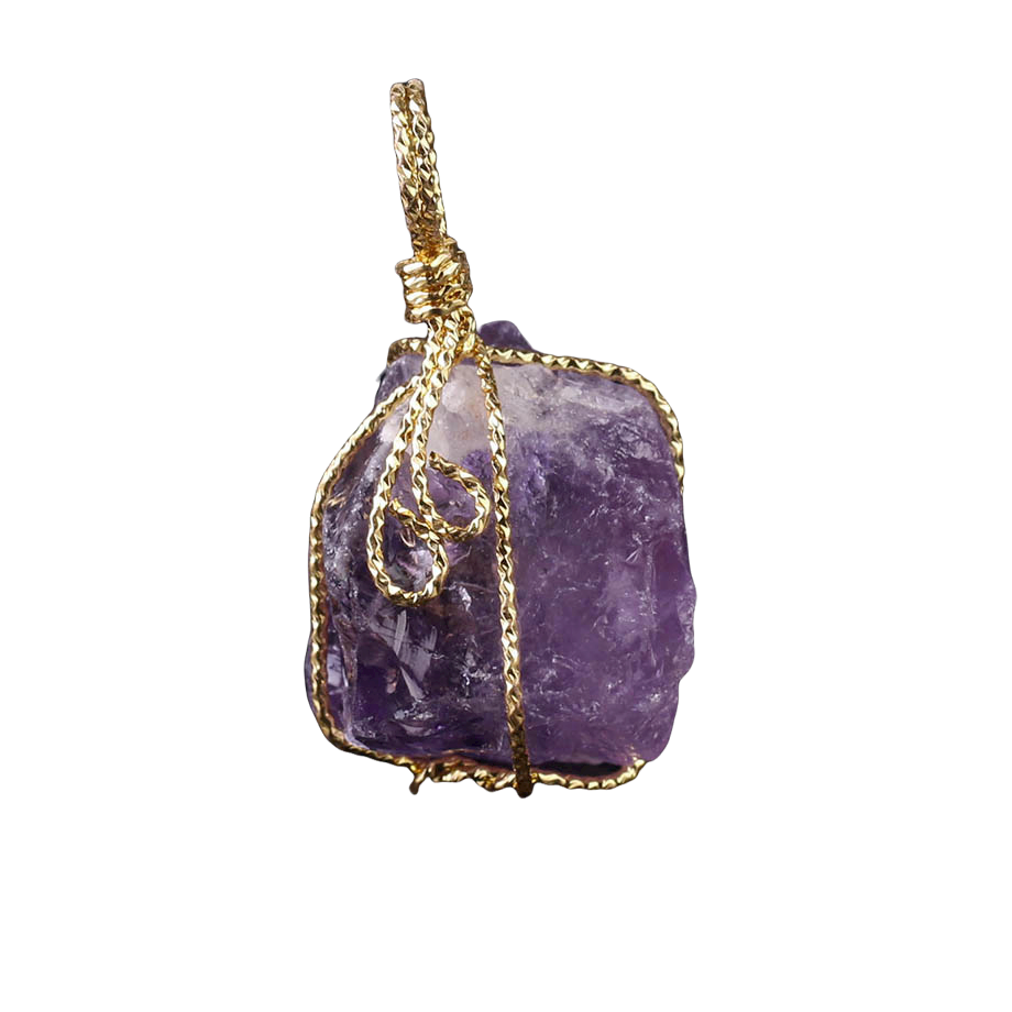 Pendentif en Améthyste "Force & Sagesse"