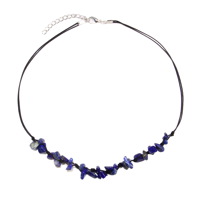 Collier en Lapis-Lazuli "Santé & Harmonie"