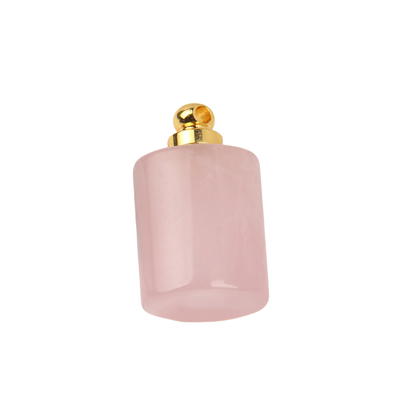 Pendentif Guérison en Quartz rose "Amour & Confiance en soi" - Flacon