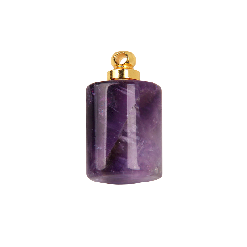 Pendentif Guérison en Obsidienne "Protection & Réconfort" - Flacon