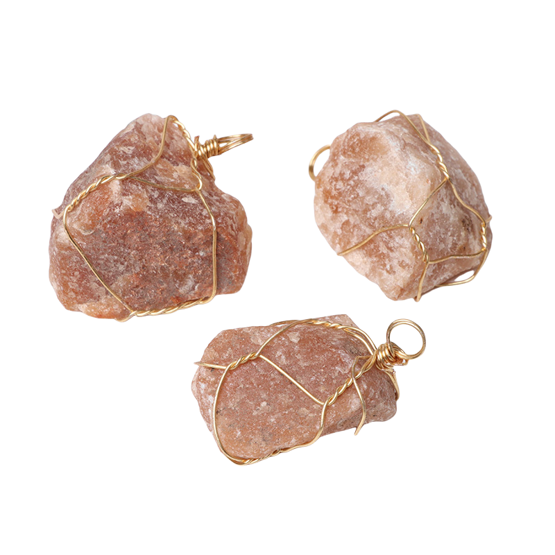 Pendentif en Pierre de soleil "Chaleur & Optimisme"