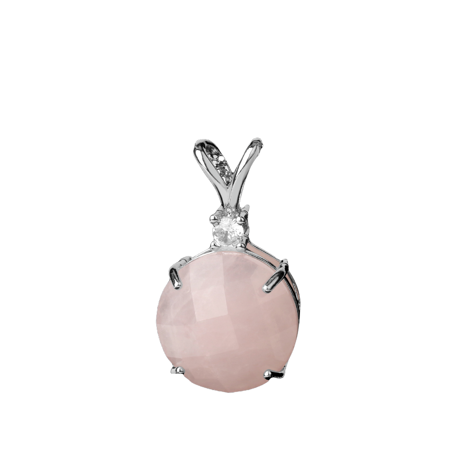 Pendentif Guérison en Quartz rose "Amour & Confiance en soi"
