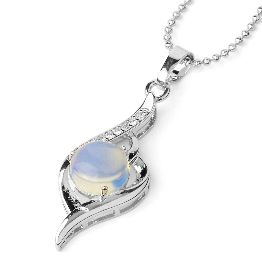 Chaîne et son Pendentif en Opale "Créativité & Spontanéité"