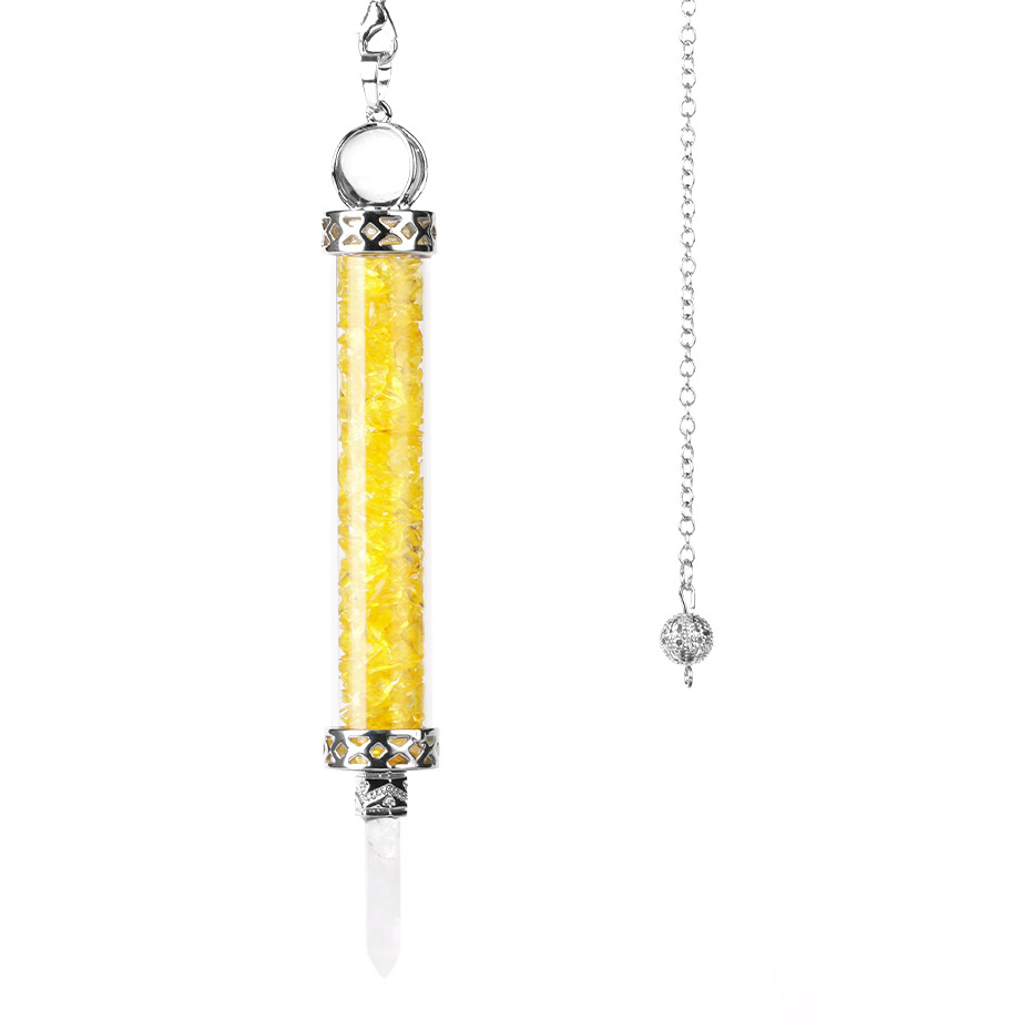 Pendule en Citrine "Joie & Abondance"