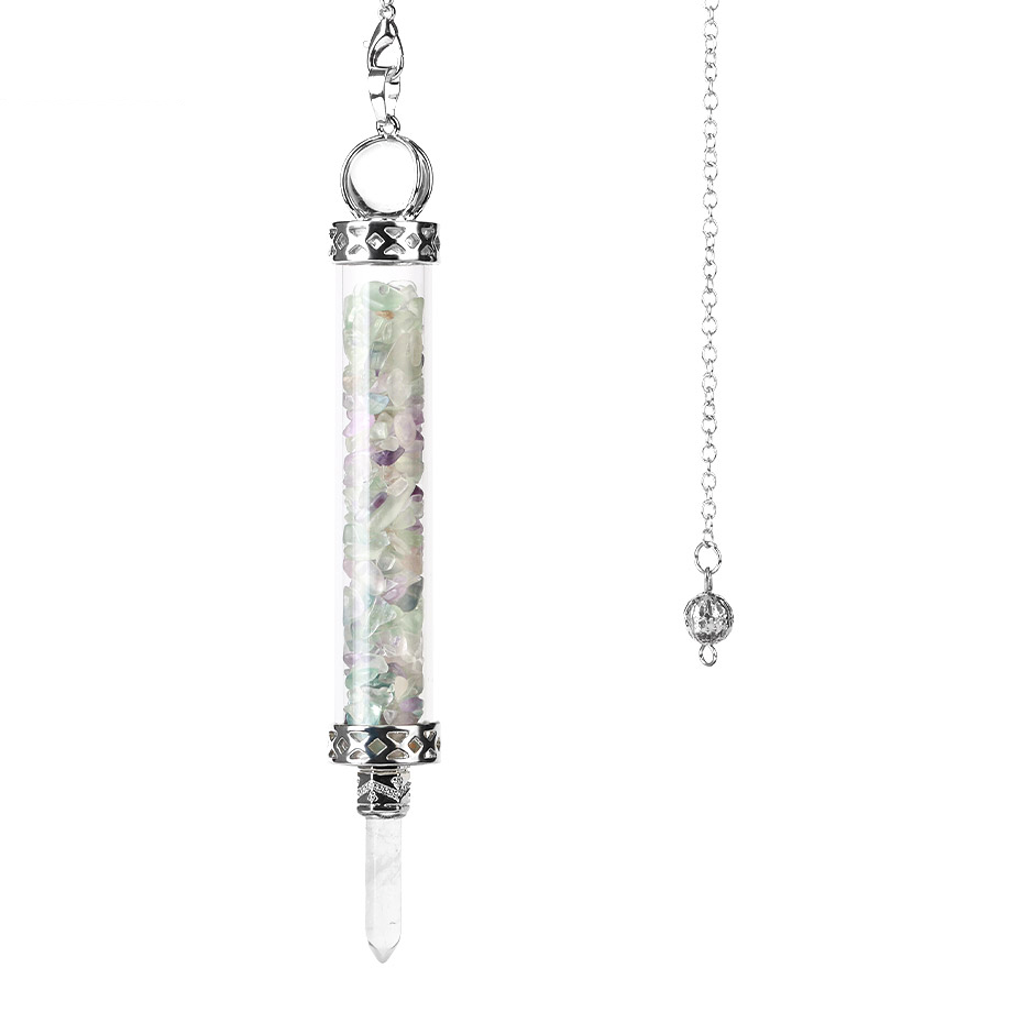 Pendule en Fluorite "Stabilité & Clairvoyance"