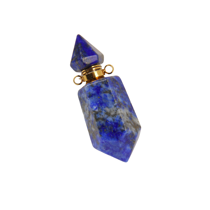 Pendentif Guérison en Lapis-Lazuli "Santé & Harmonie" - Flacon