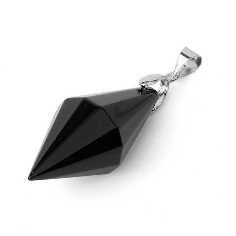 Pendentif Reiki en Onyx "Stabilité & Maîtrise de soi"