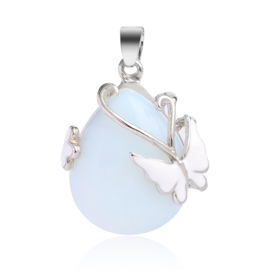 Pendentif en Opale "Créativité & Spontanéité" - Papillon