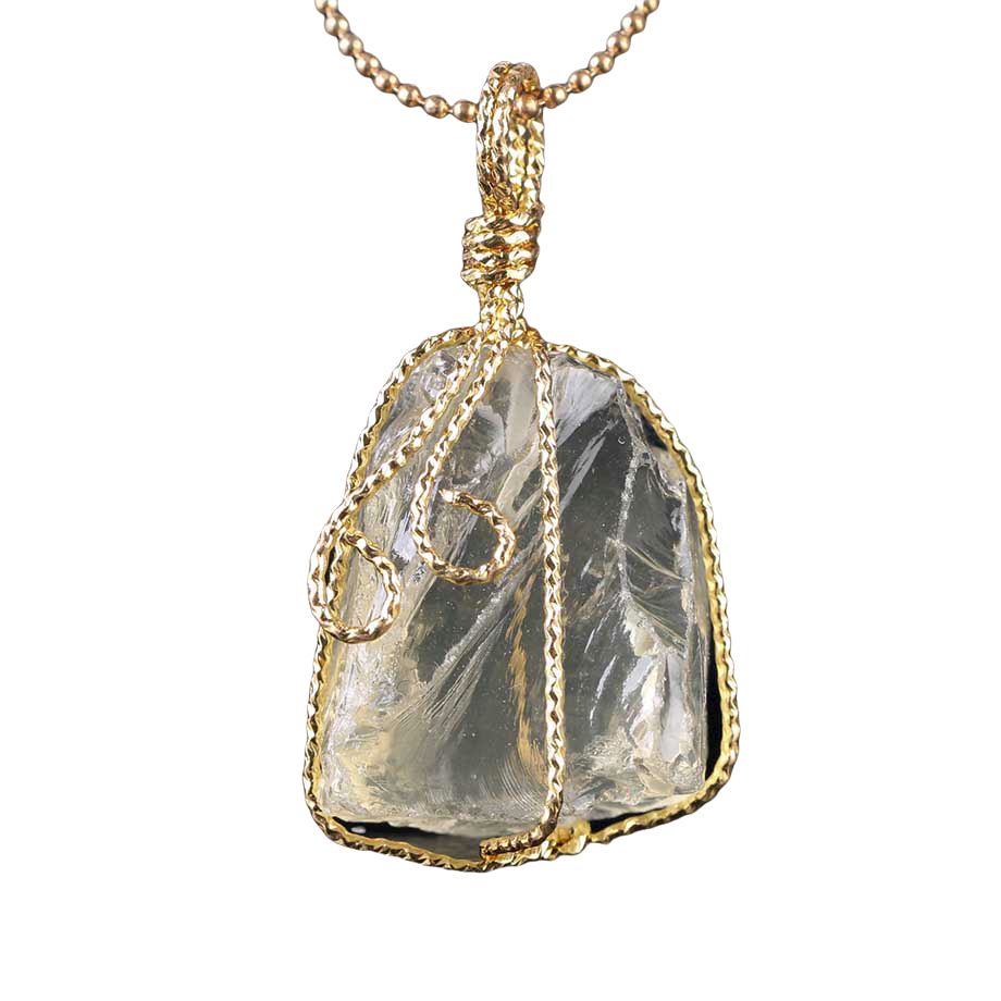 Chaîne et son Pendentif en Citrine "Joie & Abondance"