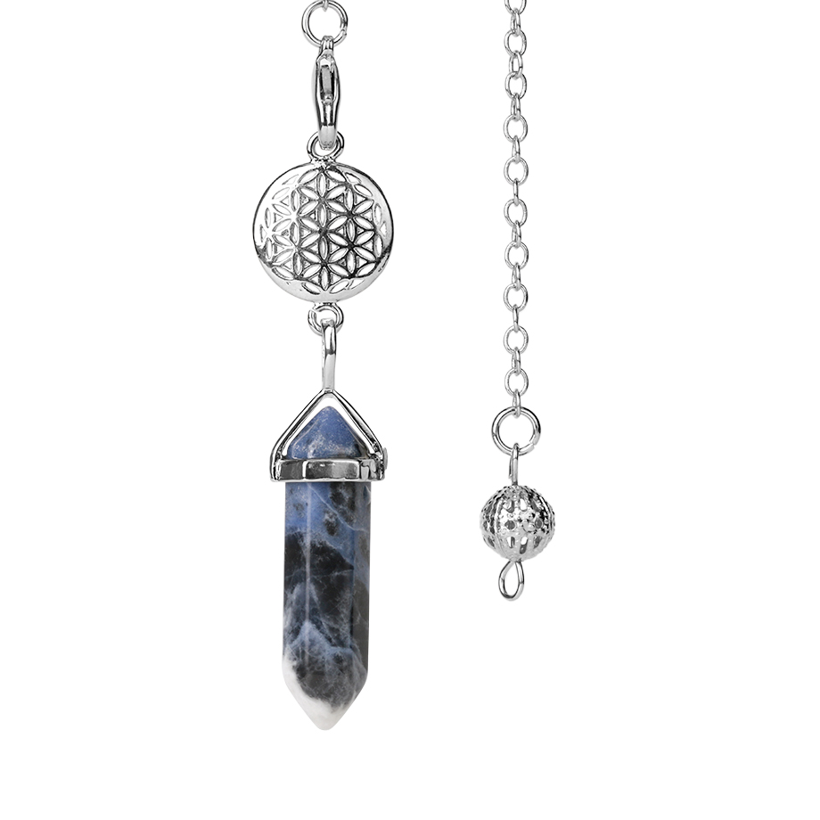 Pendule en Sodalite "Humilité & Courage" - Om