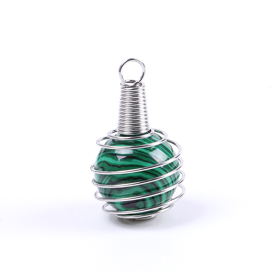 Pendentif Reiki en Malachite "Protection & Clairvoyance"