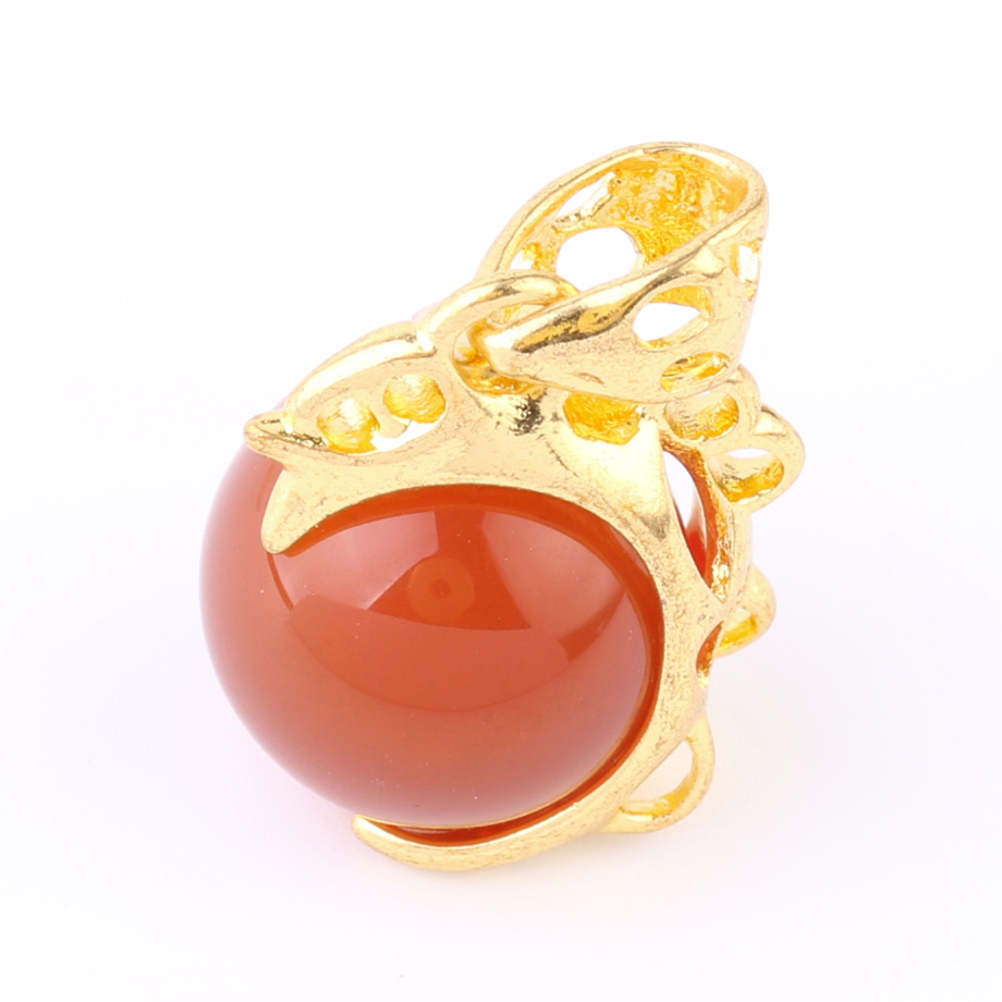 Pendentif Reiki en Agate feu "Énergie & Sécurité"