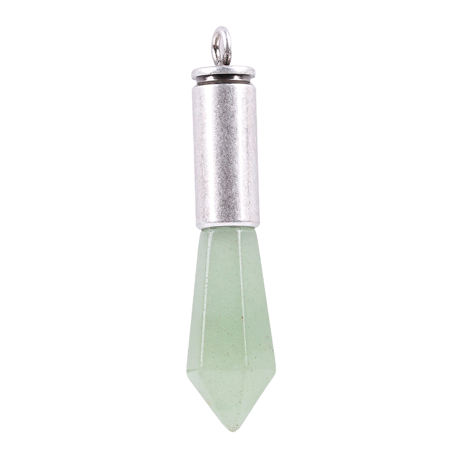 Pendentif Reiki en Aventurine verte "Développement & Épanouissement"