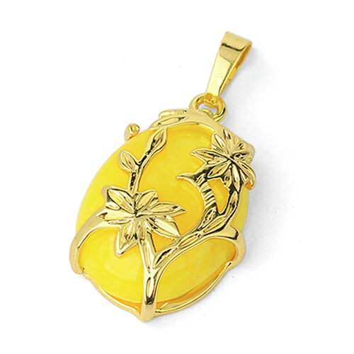 Pendentif Guérison en Jade "Tempérance & Tolérance" - Cabochon