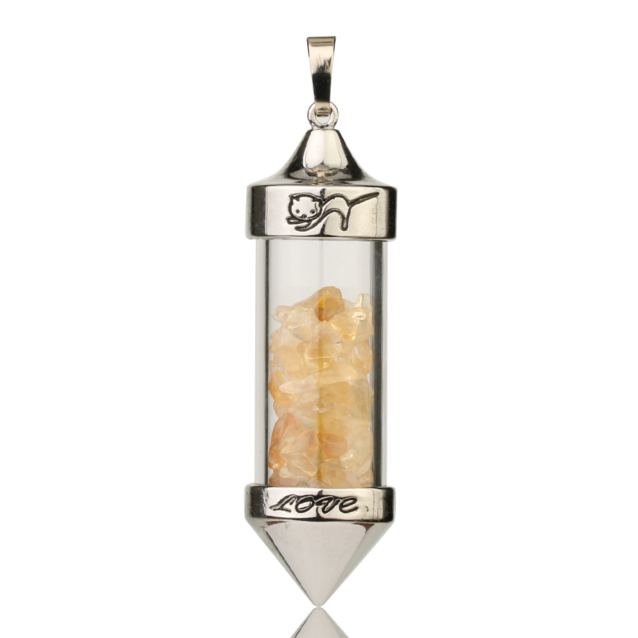 Pendentif en Citrine "Joie & Abondance"