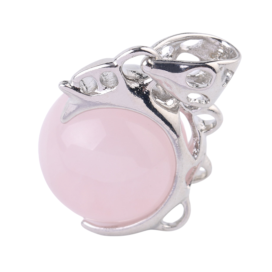 Pendentif en Quartz rose "Amour & Confiance en soi"