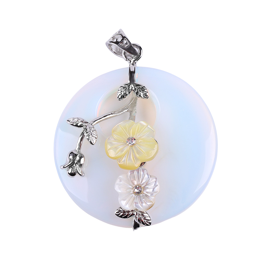 Pendentif en Opale "Créativité & Spontanéité" - Fleur