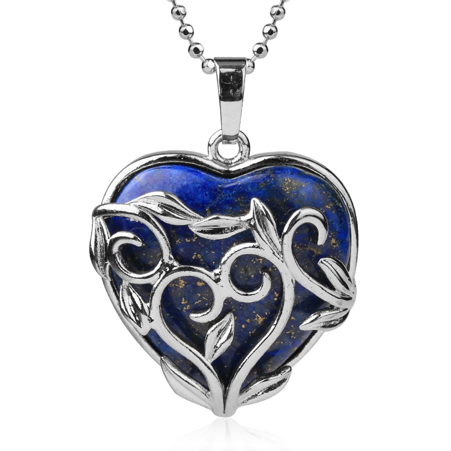 Chaîne et son Pendentif Guérison en Lapis-Lazuli "Santé & Harmonie"