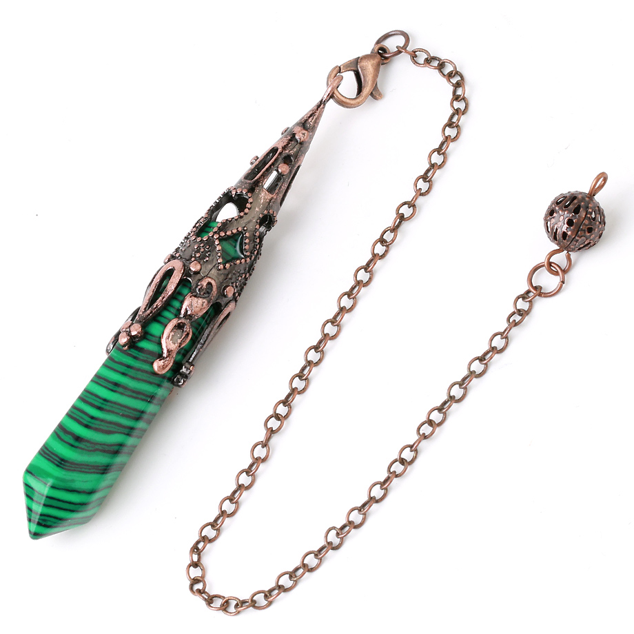 Pendule en Malachite "Protection & Clairvoyance"